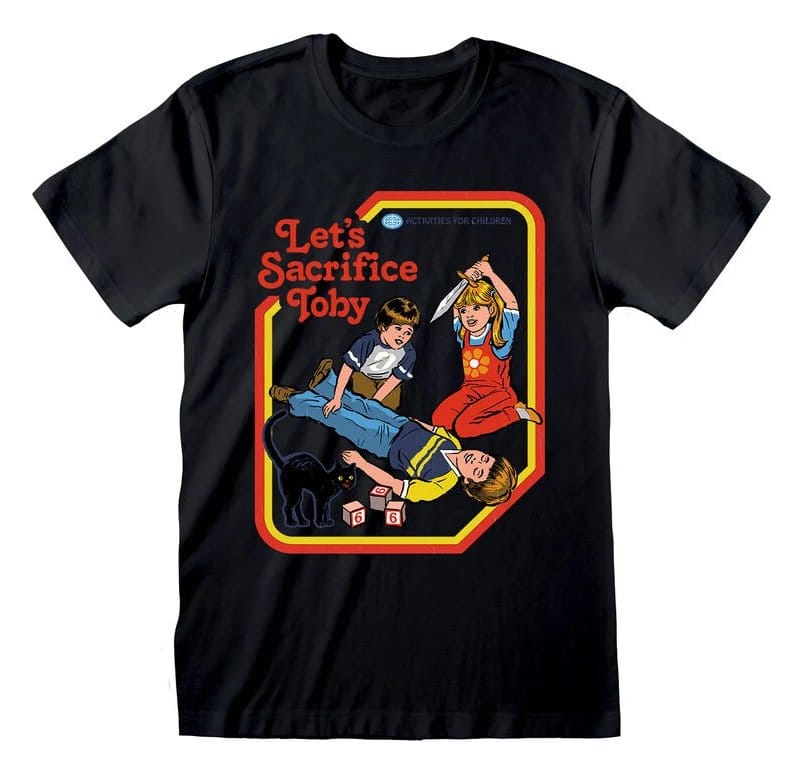 Steven Rhodes T-Shirt Lets Sacrifice Toby Black Size S 5056688555283