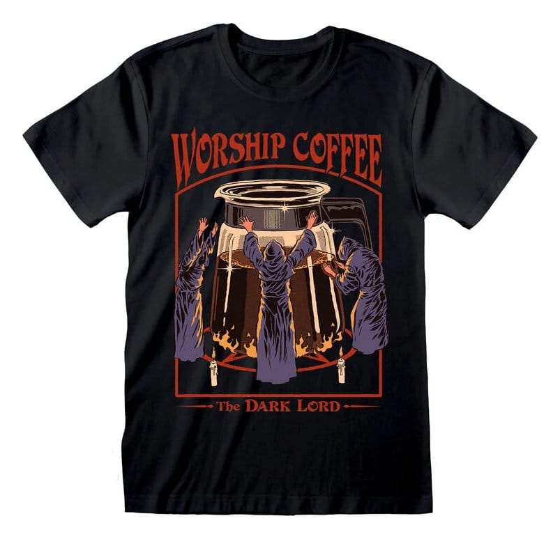 Steven Rhodes T-Shirt Worship Coffee Size S 5056688555337