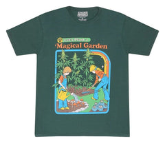 Steven Rhodes T-Shirt Let's Plant A Magical Garden Green Size S 5056688543433