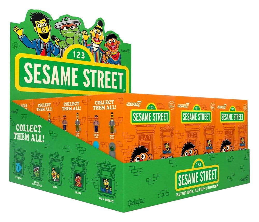 Sesame Street Action Figure Blind Box Wave 3 Display 23 cm 0840418816721