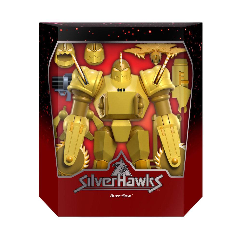 SilverHawks Ultimates Action Figure Buzz-Saw 20 cm 0840049813366