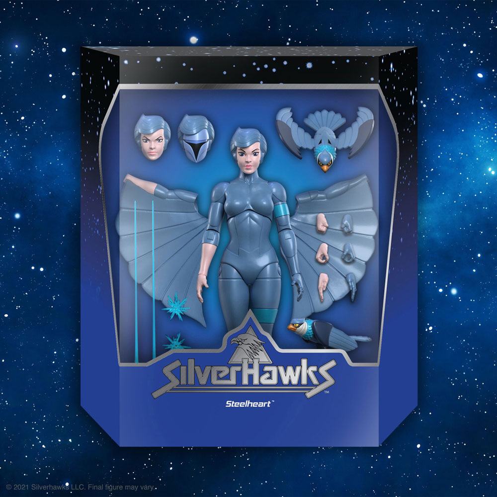 SilverHawks Ultimates Action Figure Steelheart 18 cm 0840049813359