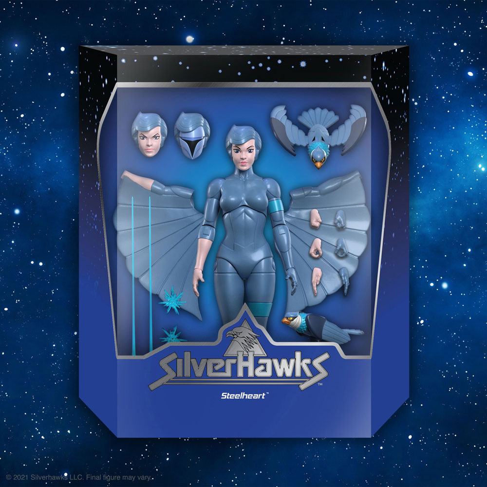 Silverhawks Ultimates Action Figure Steelheart 18 Cm - Amuzzi