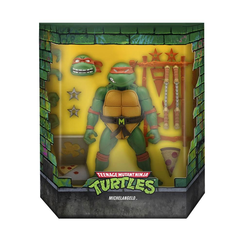 Teenage Mutant Ninja Turtles Ultimates Action Figure Michaelangelo 18 cm 0840049808027