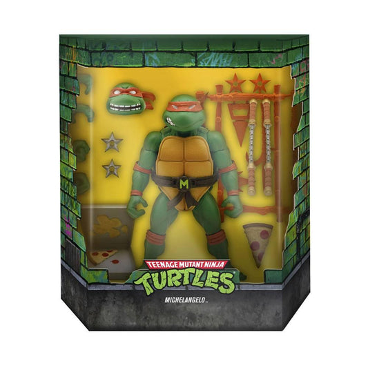 Teenage Mutant Ninja Turtles Ultimates Action Figure Michaelangelo 18 cm 0840049808027