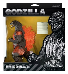Godzilla Toho Super Kaiju Action Figure Wave 02 Burning Godzilla '95 0840049889774