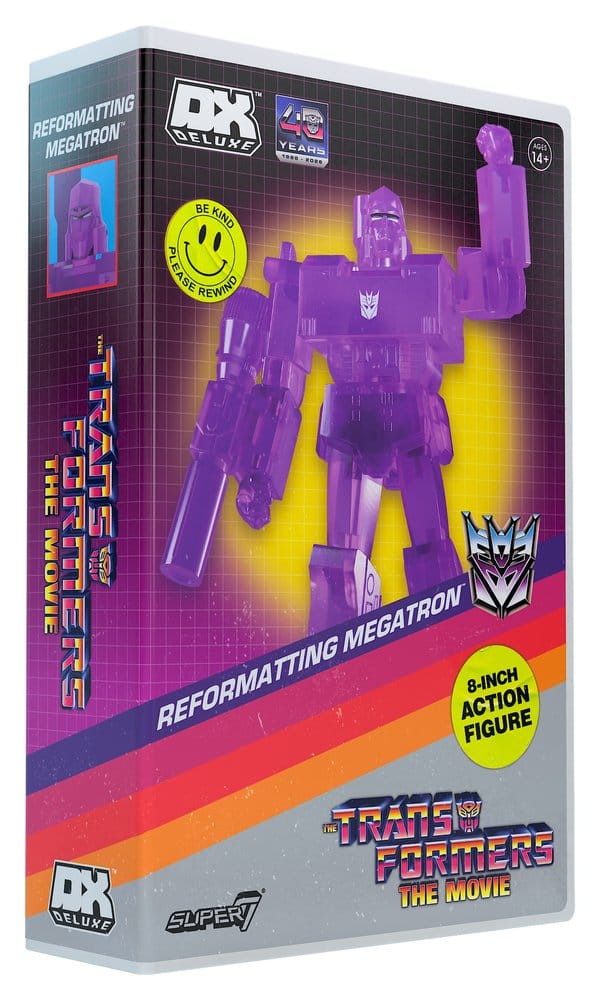Transformers Deluxe Action Figure Wave 02 Reformatting Megatron (VHS, The Movie) 0840418829820