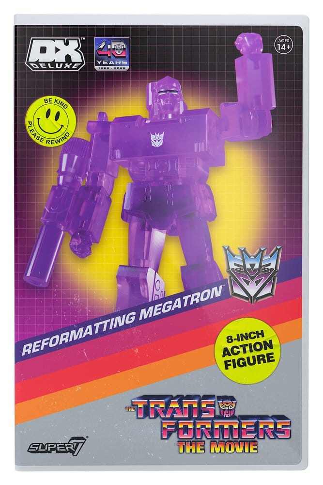 Transformers Deluxe Action Figure Wave 02 Reformatting Megatron (VHS, The Movie) 0840418829820