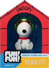 Vintage Peanuts Fun! Fun! Mini Figure Snoopy (Green Hat Flying Ace) 0840418815243