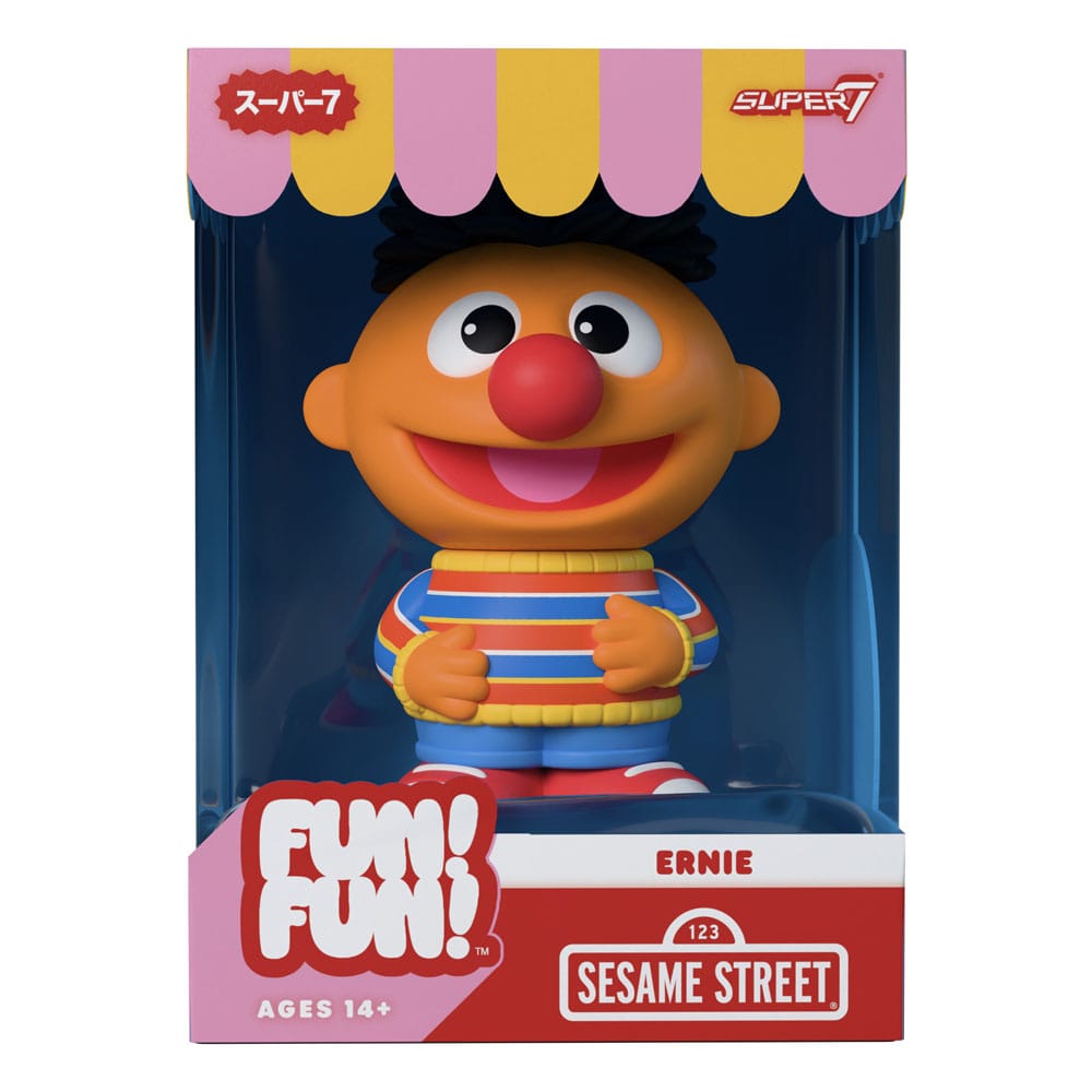 Sesame Street FUN! FUN! Vinyl Action Figure Wave 02 Ernie 13 cm   0840418808139
