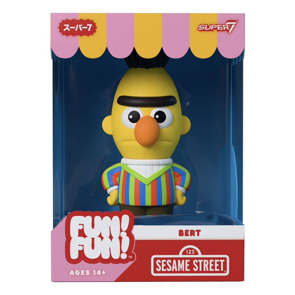 Sesame Street FUN! FUN! Vinyl Action Figure Wave 02 Bert 13 cm   0840418808146