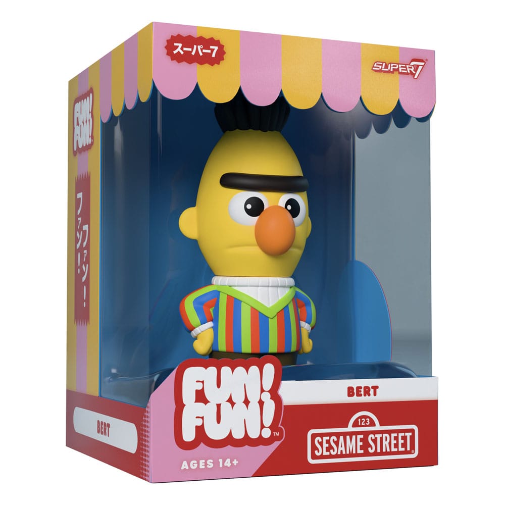 Sesame Street FUN! FUN! Vinyl Action Figure Wave 02 Bert 13 cm   0840418808146
