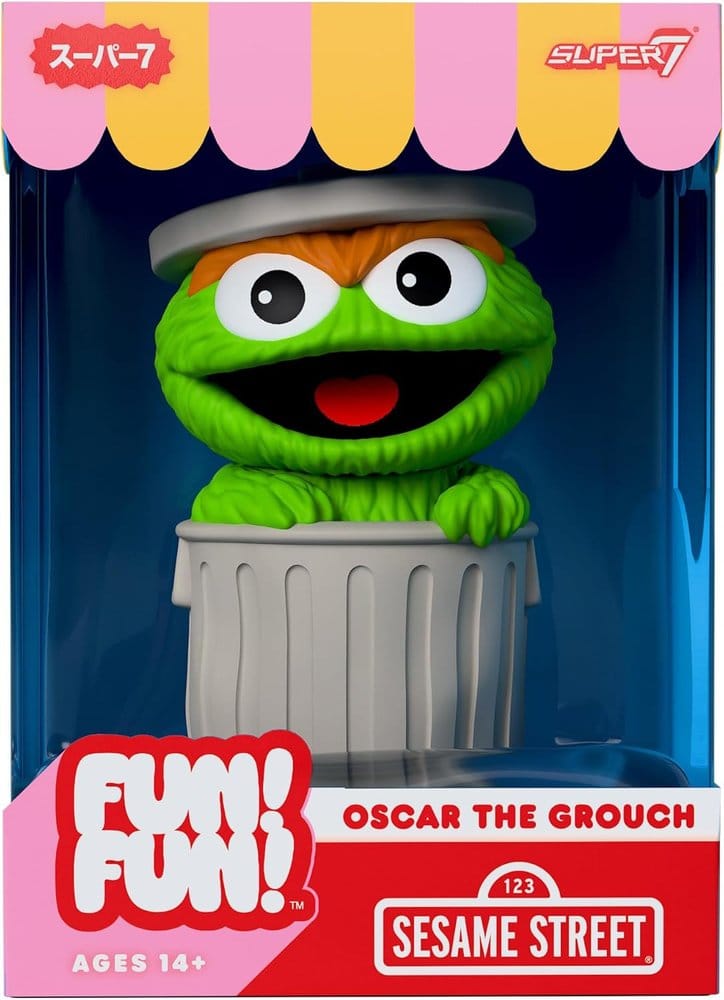 Sesame Street Fun! Fun! Soft Vinyl Figur Wave 01 - Oscar the Grouch 18 cm 0840418808160