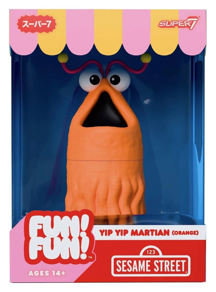 Sesame Street Fun! Fun! Vinyl Action Figure Yip Yip Martian (Orange) 18 cm 0840418815939