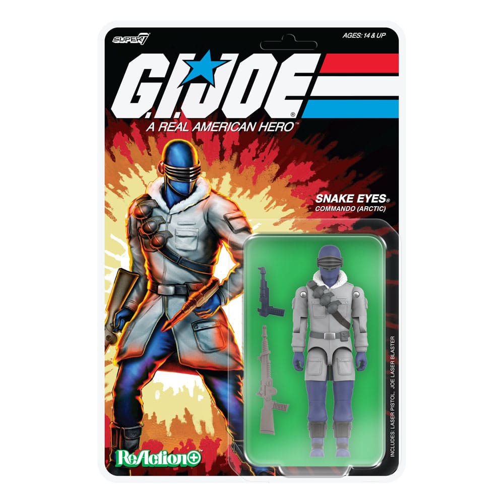 GI Joe (Movie) ReAction+ Action Figure Wave 5 Arctic Snake Eyes (Movie) 10 cm  0840418802335