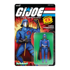 GI Joe ReAction+ Action Figure Wave 06 Cobra Commander (Movie, Black Cape) 10 cm   0840418802502