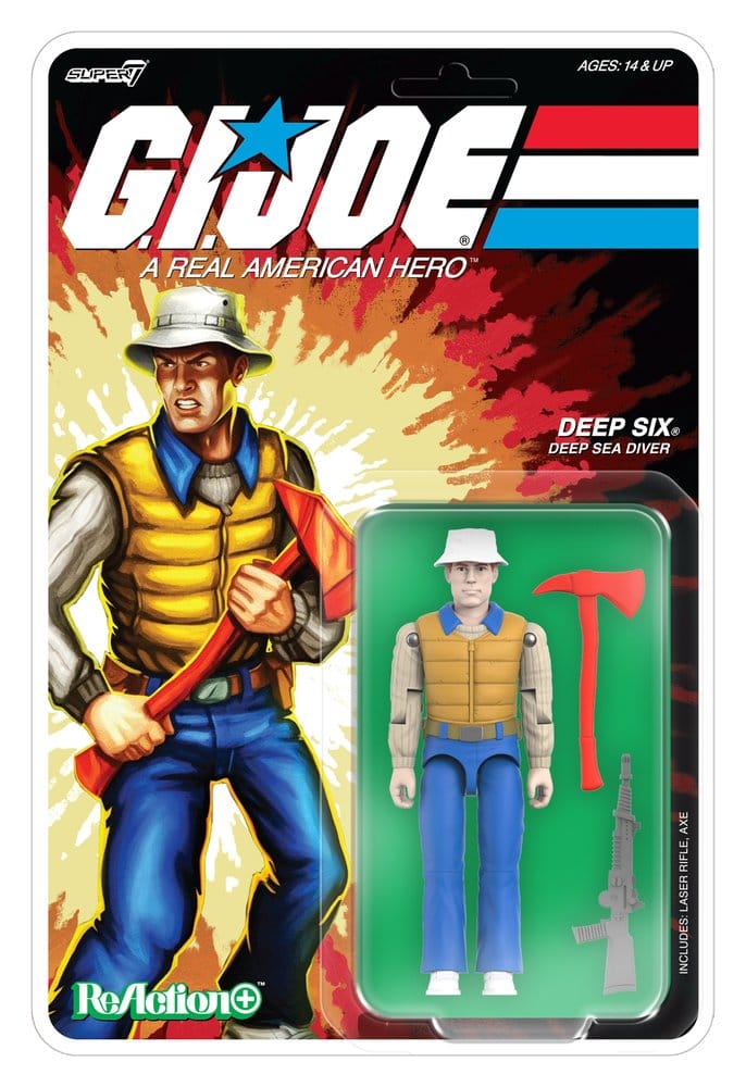 G.I. Joe (Comic) ReAction+ Action Figure Wave 09 Deep Six 0840418818916