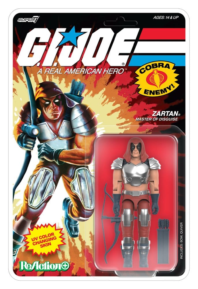 G.I. Joe (Comic) ReAction+ Action Figure Wave 09 Zartan 0840418818930