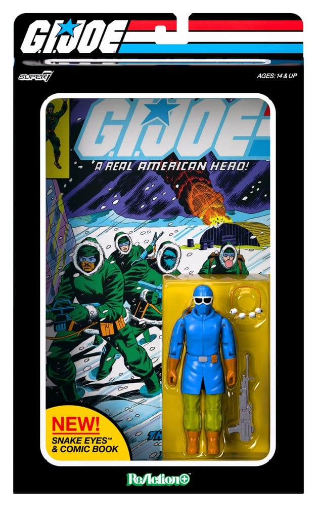 G.I. Joe ReAction+ Action Figure Snake Eyes (Skybound Comic Box Series, Issue #2) 0840418822777