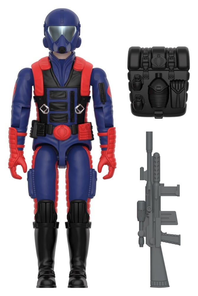 G.I. Joe ReAction+ Action Figure Wave 09 Cobra Viper Gunner 0840418832639