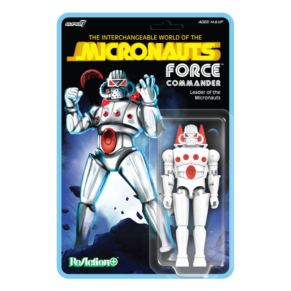 Micronauts ReAction+ Action Figure Force Commander 9 cm   0840418802274