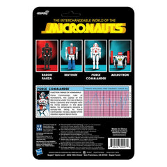 Micronauts ReAction+ Action Figure Force Commander 9 cm   0840418802274