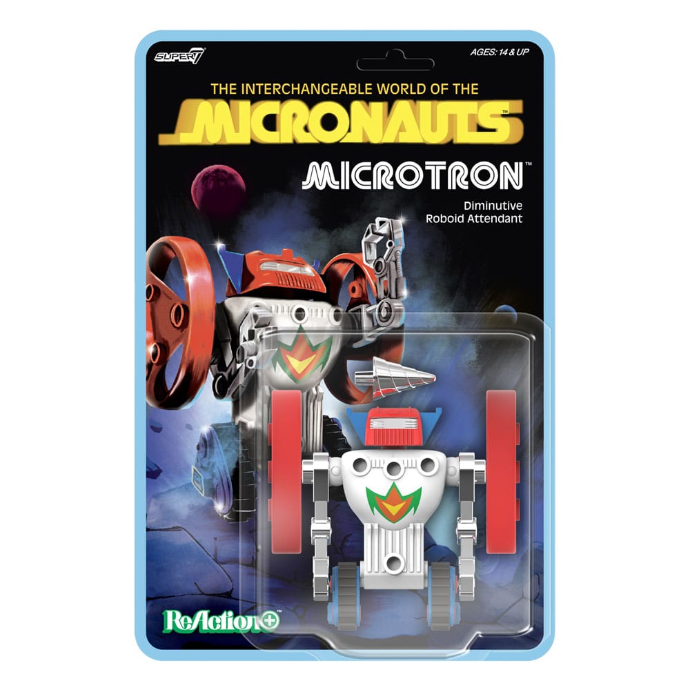 Micronauts ReAction+ Action Figure Microtron 9 cm   0840418802281