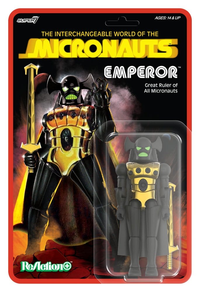 Micronauts ReAction+ Action Figure Wave 03 Emperor 10 cm    0840418802311