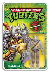 Teenage Mutant Ninja Turtles ReAction+ Action Figure Wave 02 Rocksteady 0840418807637