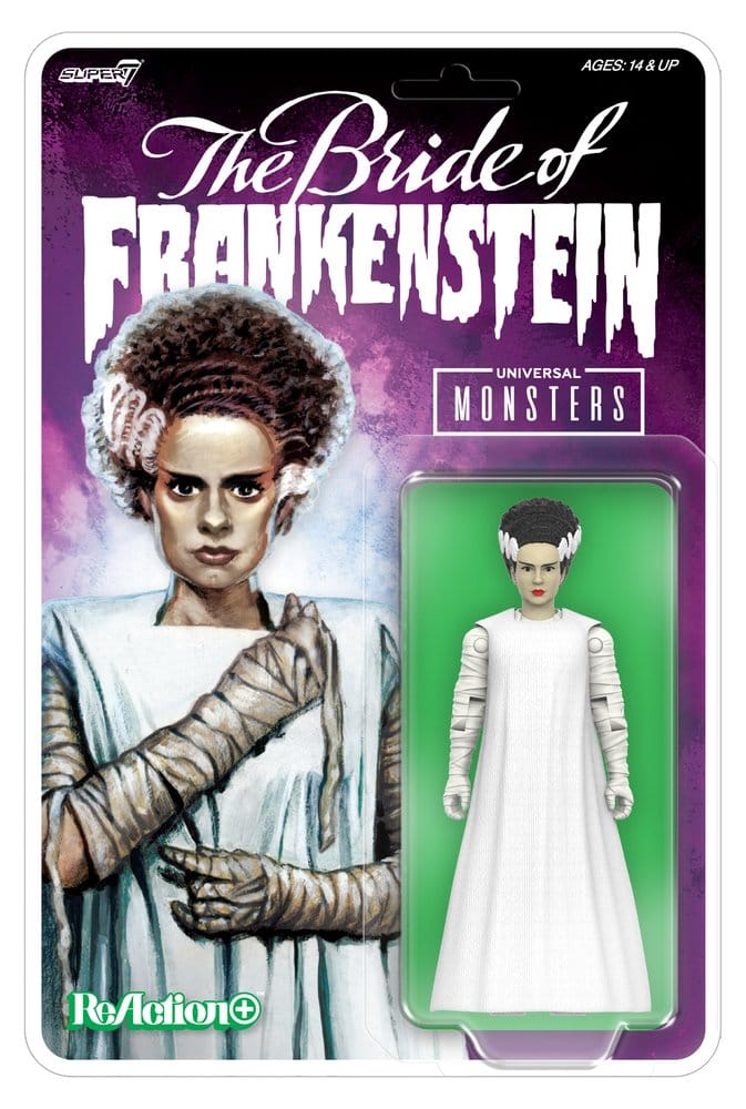 Universal Monsters ReAction+ Action Figure Wave 02 Bride Of Frankenstein 0840418805091