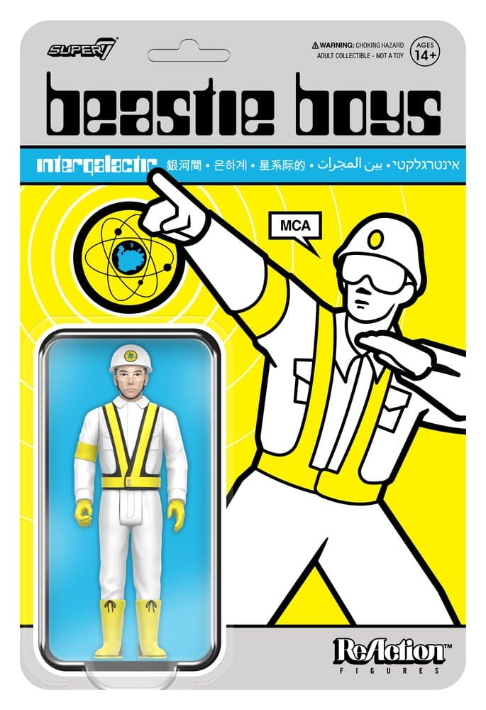 Beastie Boys ReAction Action Figure Wave 04 MCA (Intergalactic Crossing Guard) 0840049885028