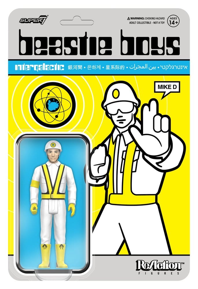 Beastie Boys ReAction Action Figure Wave 04 Mike D (Intergalactic Crossing Guard) 0840049885035