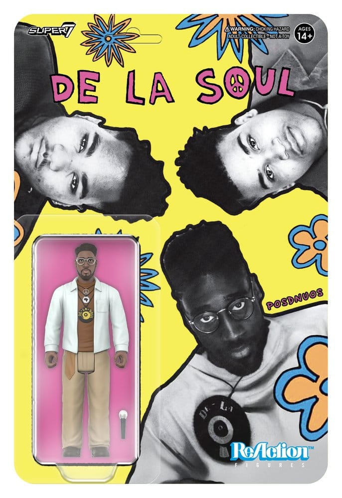 De La Soul ReAction Action Figure Wave 01 Kelvin "Posdnuos" Mercer (Me, Myself & I) 0840418825082