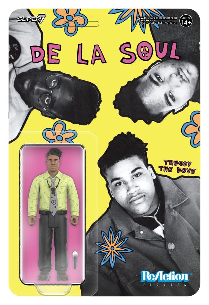 De La Soul ReAction Action Figure Wave 01 David "Trugoy the Dove" Jolicoeur (Me, Myself & I) 0840418825099