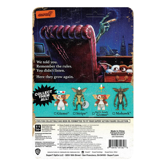 Gremlins ReAction Action Figure Wave 02 Gizmo (Battle Ready) 10 cm 0840418811306