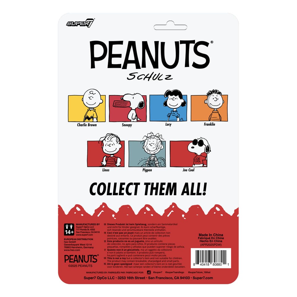 Peanuts ReAction Action Figure Wave 8 Joe Cool 9 cm   0840418808801