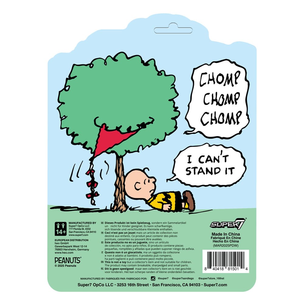Peanuts ReAction Action Figure Charlie Brown and the Kite-Eating Tree (Comic Panel) 9 cm   0840418815014