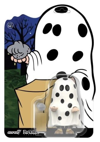 Peanuts ReAction Action Figure Charlie Brown Ghost Sheet 0840418815038