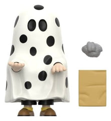 Peanuts ReAction Action Figure Charlie Brown Ghost Sheet 0840418815038