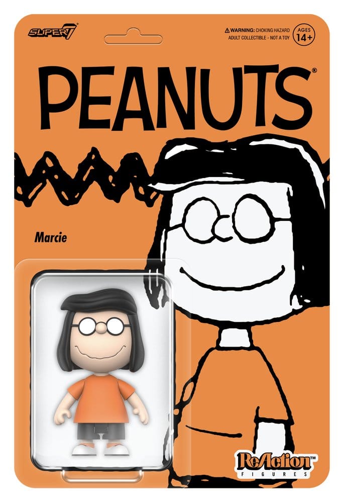 Peanuts ReAction Actionfigur Wave 09 MarciePeanuts ReAction Action Figure Wave 09 MarciePeanuts ReAction figurine Wave 09 MarciePeanuts ReAction Figura Wave 09 Marcie 0840418824696