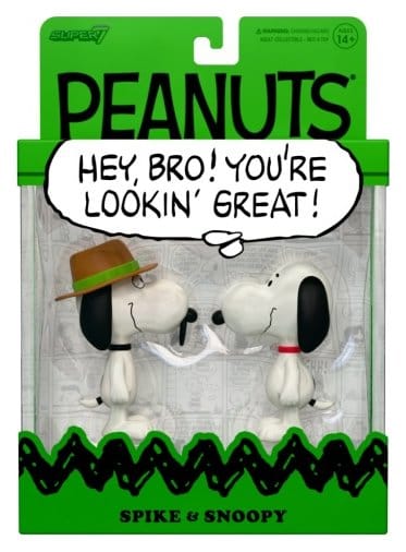 Peanuts ReAction Action Figures 2-Pack Snoopy & Spike 10 cm 0840418826263