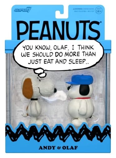 Peanuts ReAction Action Figures 2-Pack Olaf & Andy 10 cm 0840418826317