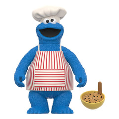 Sesame Street ReAction Action Figure Wave 04 Chef Cookie Monster 10 cm 0840049899513