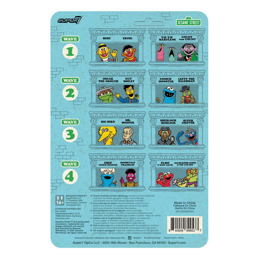 Sesame Street ReAction Action Figure Wave 04 Roosevelt Franklin 10 cm 0840049899520