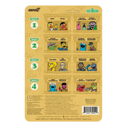 Sesame Street ReAction Action Figure Wave 04 Alligator King & 7th Son 10 cm 0840049899537
