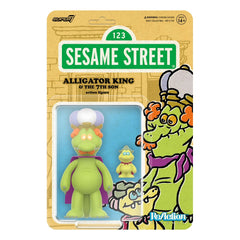 Sesame Street ReAction Action Figure Wave 04 Alligator King & 7th Son 10 cm 0840049899537