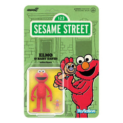 Sesame Street ReAction Action Figure Wave 04 Elmo & Baby David 10 cm 0840049899544