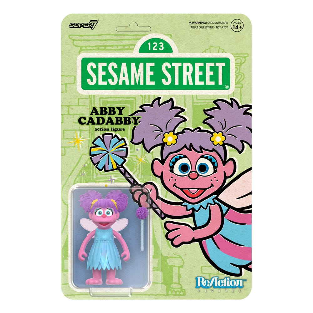 Sesame Street ReAction Action Figure Wave 05 Abby Cadabby 10 cm    0840418801956