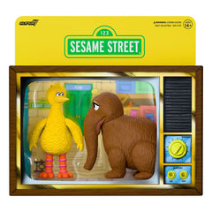 Sesame Street ReAction Action Figures 2-Pack Big Bird and Mr. Snuffleupagus 10 cm 0840418809020