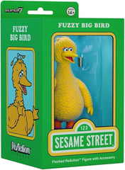 Sesame Street ReAction Action Figure Big Bird (Flocked) 0840418814161